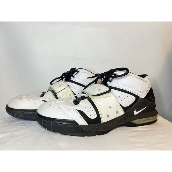 Vintage Nike Air Force Operate Max 1 Sneaker White Blue 310429-144 Strap 11.5 - Picture 3 of 7